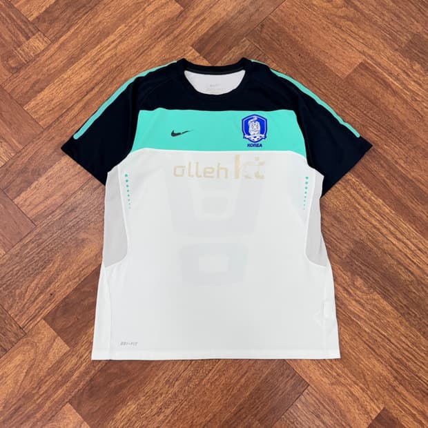 110(XL) 나이키 한국 축구대표팀 10-12시즌 트레이닝 반팔 탑 