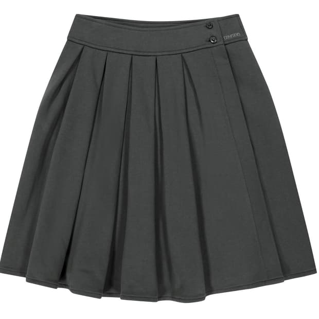 코이세이오 코지 스웨트 랩 스커트 차콜 1