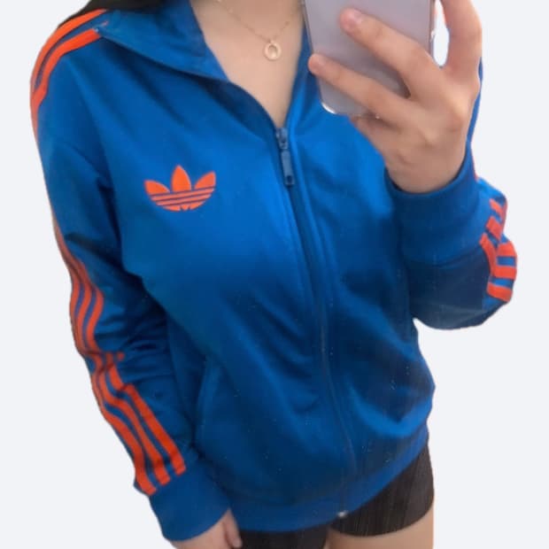 💙아디다스 구파 오렌지 블루 트랙탑 져지💙