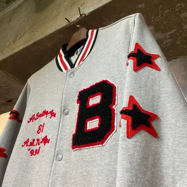 Bape 스타로고 스타디윰 자켓 L