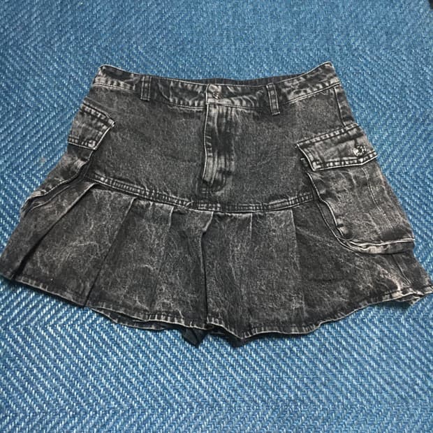 속바지 내장 흑청치마