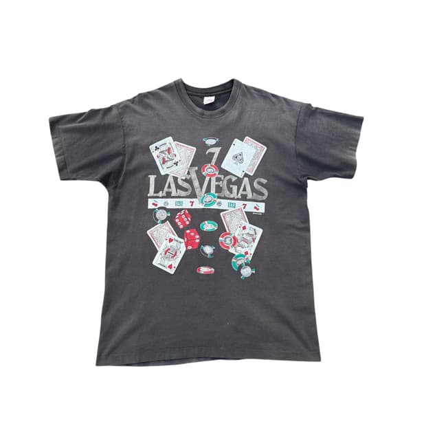 빈티지 90s 라스베가스 카지노 티셔츠