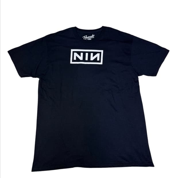 빈티지 나인인치네일스 NINEINCHNAILS 로고 밴드티 2XL