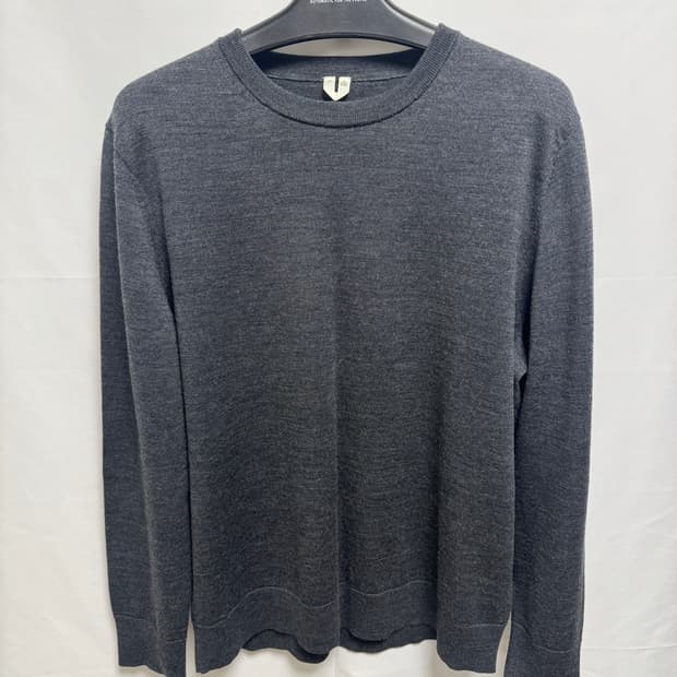 [L] ARKET 아르켓 메리노 울 니트 DARK GREY
