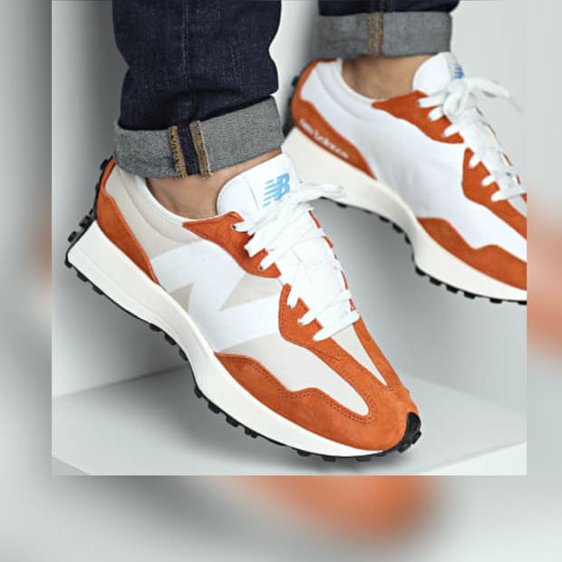 새제품280 뉴발란스 327 러스트 옥사이드 오렌지 스니커즈