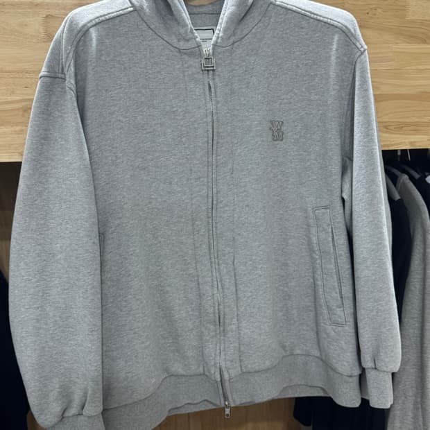 우영미 24SS 스트링 후드집업 그레이