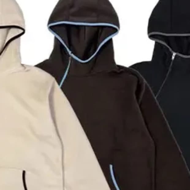 사선 후디티(후리스) 브라운