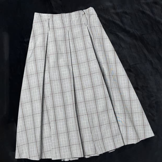 일본빈티지 GLACIER 클래식 롱스커트