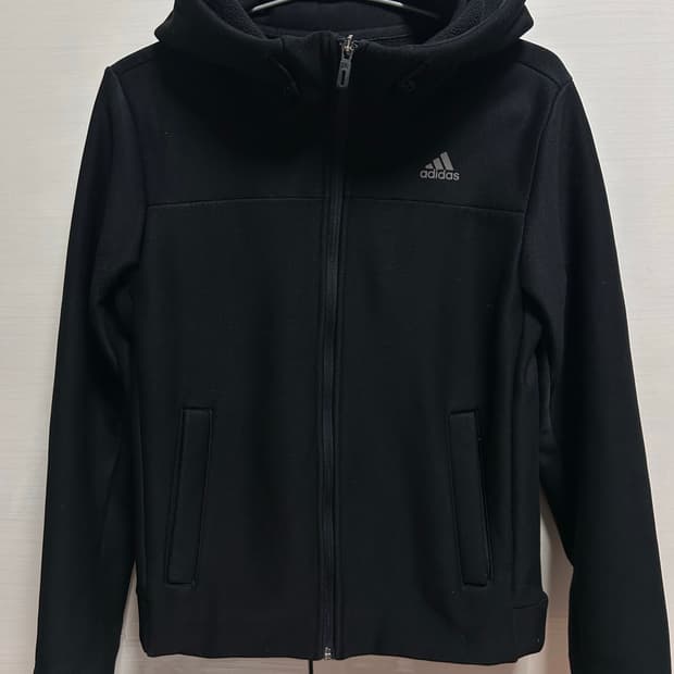 아디다스 여성 플리스 후드집업 85 블랙