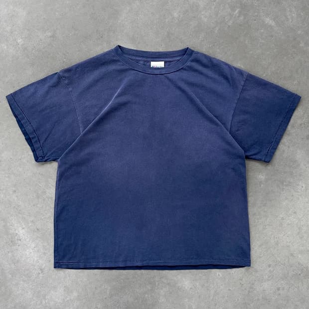 아킴보클럽 체인피커 티셔츠 선 페이디드 네이비 s 새상품