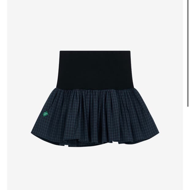 노컨텐츠 Mix Check Mini SK _ Navy