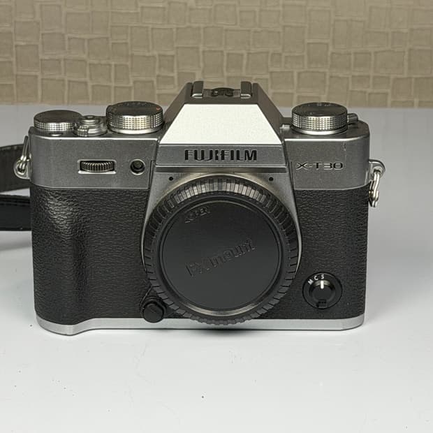 후지필름 X-T30 실버 미러리스 카메라 바디