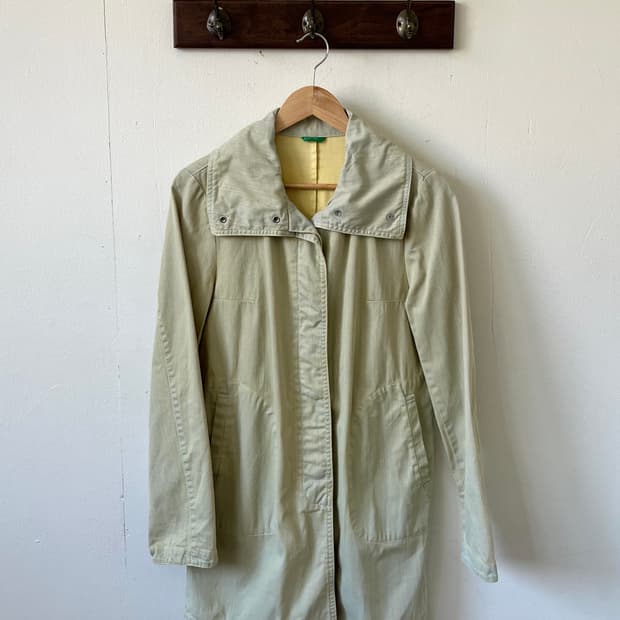 UNITED COLORS OF BENETTON 라임 데님 자켓