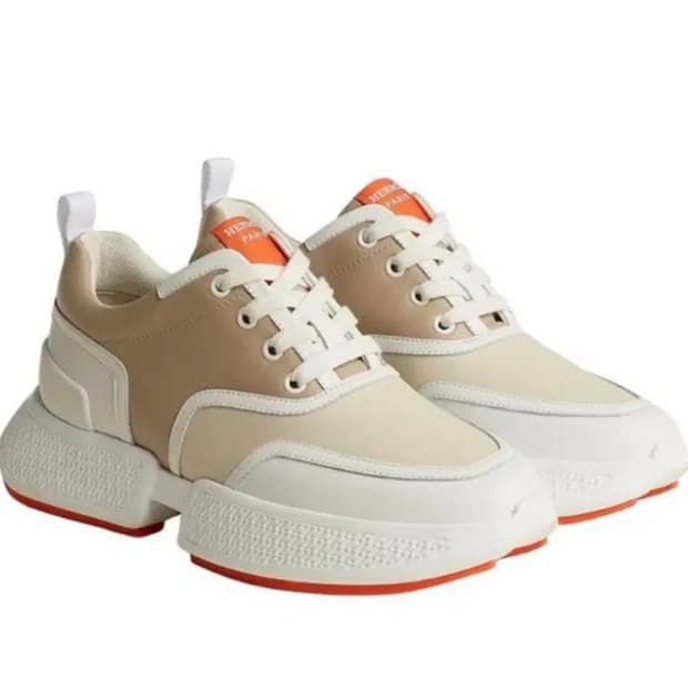 에르메스 기가 스니커즈 카프스킨 36