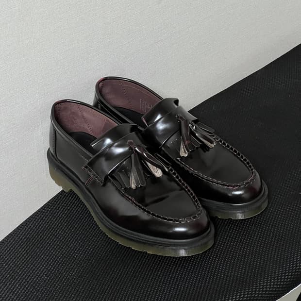 닥터마틴 아드리안 로퍼 체리레드 270,uk8