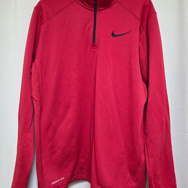 나이키 써마 핏 하프 집업 트레이닝 탑