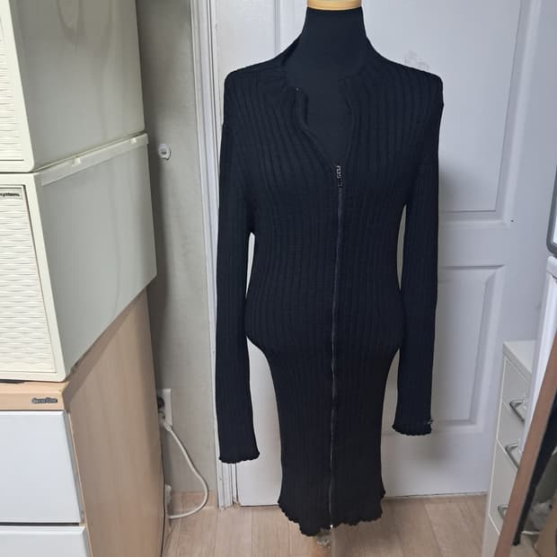 S MaxMara  S막스마라 골지 니트 가디건 겸원피스 M