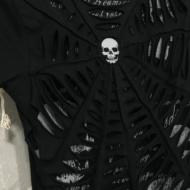 Net Detail Skull Top