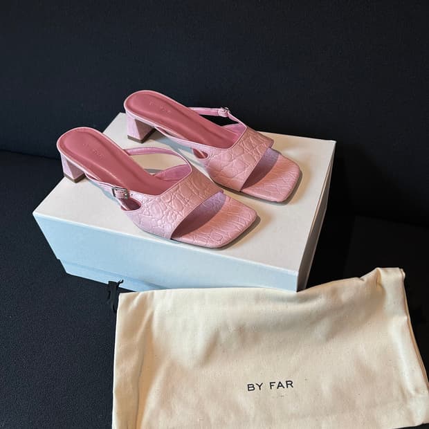 By far 바이파 뮬 38 사이즈 / 힐 슈즈 / 구두