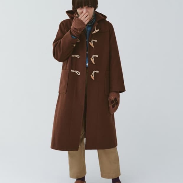 빔즈보이 브라운 더플코트 떡코
