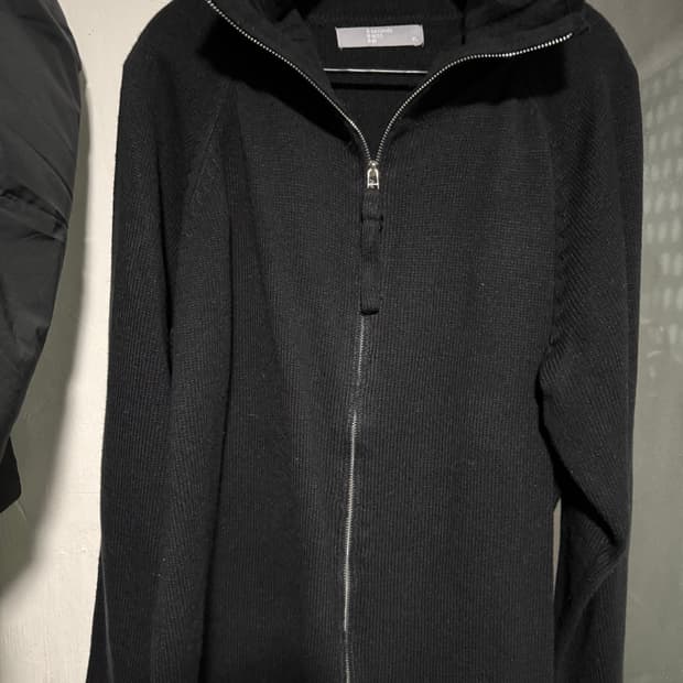 8seconds 블랙 집업 니트 XL