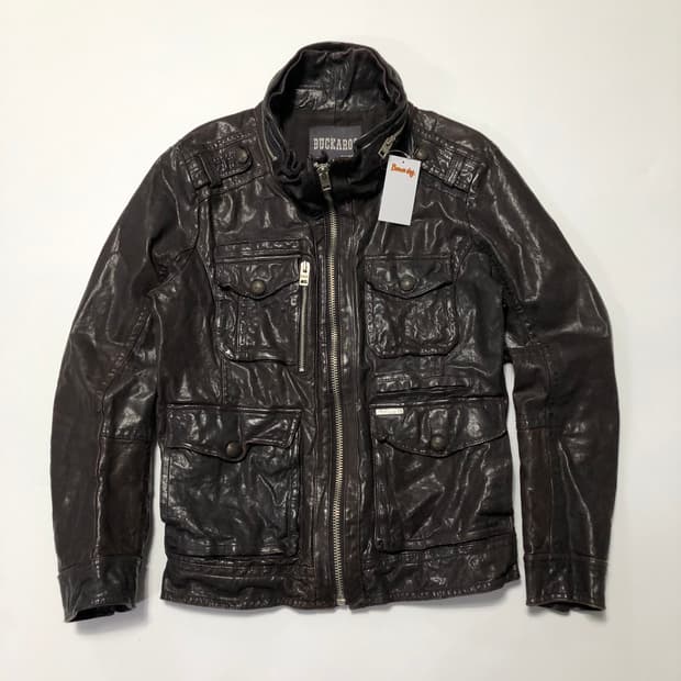 버커루 에디슬리먼맛 레더자켓 
