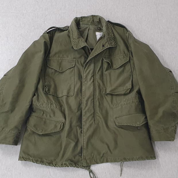 미군 오리지널 m65 필드자켓 미디움숏 '82년도 민트급
