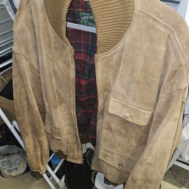 90s 폴로 컨트리 스웨이드 자켓