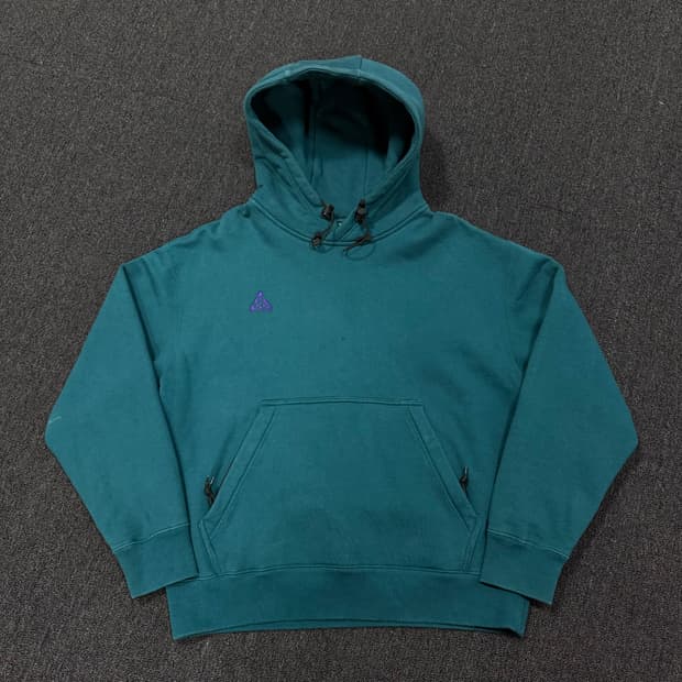 나이키ACG 풀오버 미드나잇 터콰이즈 후드