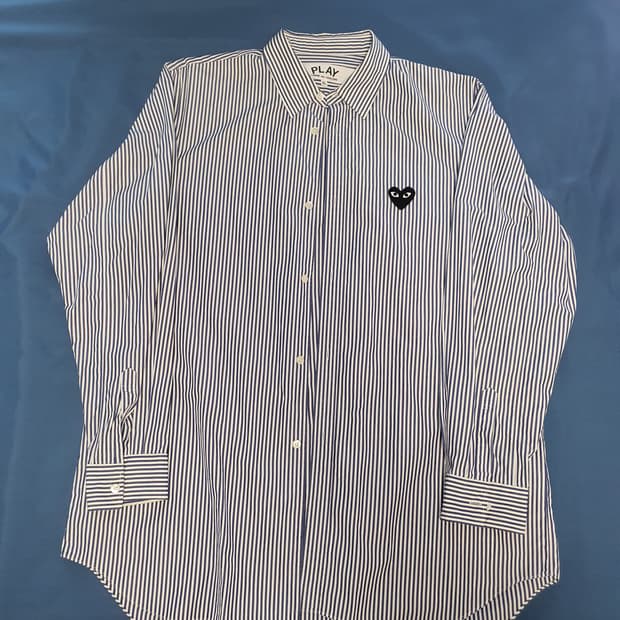 꼼데가르송 스트라이프 셔츠