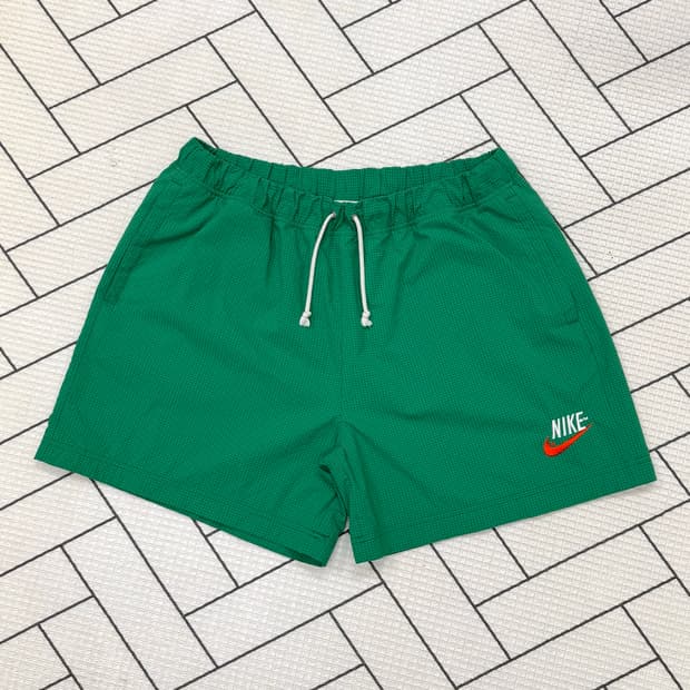 남성 xxl 95 / 나이키 트렌드 시어서커 우븐 반바지 그린