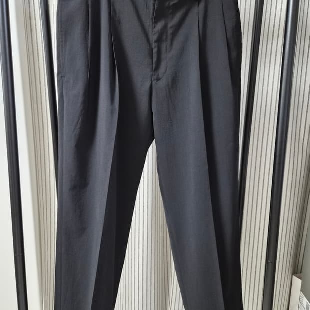 YS Double Pleated Trousers - Black