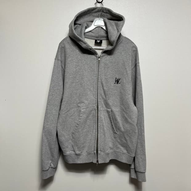 우알롱 후드집업 그레이 S