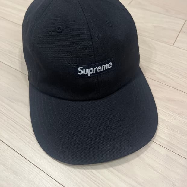 슈프림 블랙 코듀라캡