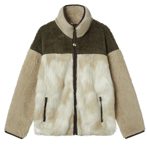 더오픈프로덕트 퍼 플리스 베이지