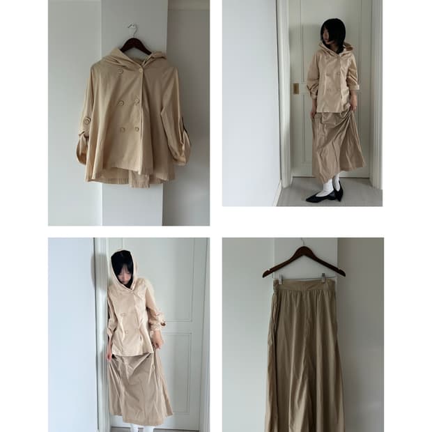 Beige Maxi Skirt / 빈티지 맥시 스커트