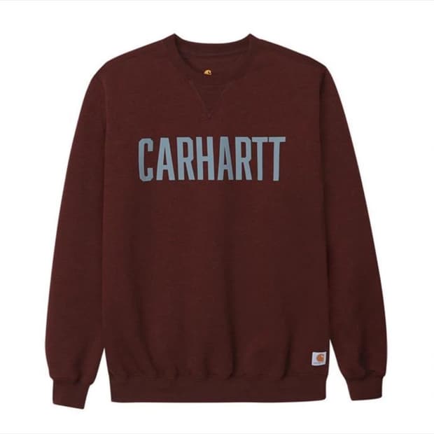 칼하트 버건디 맨투맨 s