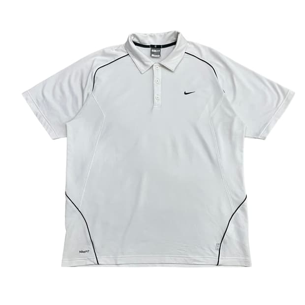 (XL) 나이키 화이트 스우시 반팔 카라티