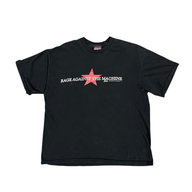 빈티지 2000 RATM 레이지 어게인스트 더 머신 밴드 티셔츠