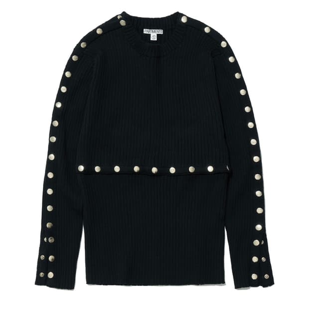 2WAY TRANSFORM RIBBED KNIT CREWNECK 