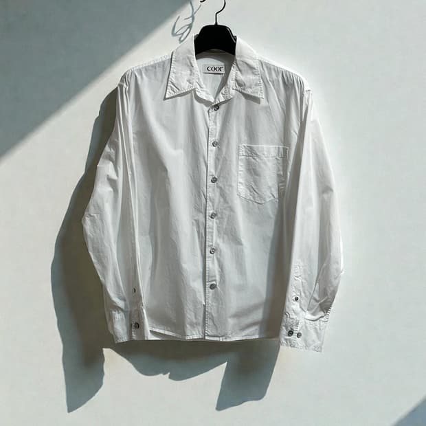 쿠어 오버핏 셔츠 