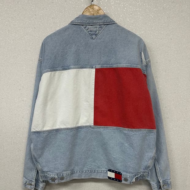 (L~XL)타미 빅로고 청자켓-M2162 