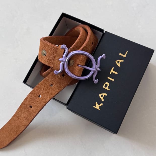 LEATHER BUCKLE BELT 가죽 버클 벨트