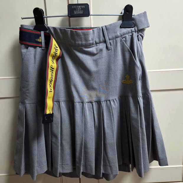 비비안 웨스트우드 플리츠 스커트 S