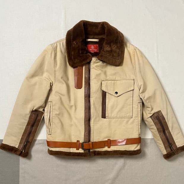 아비렉스 캔버스 b-3 플라이트 자켓 avirex 봄버