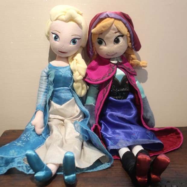 디즈니 겨울왕국 엘사안나 애착인형 빈티지인형 고전인형 바디필로우 아기인형