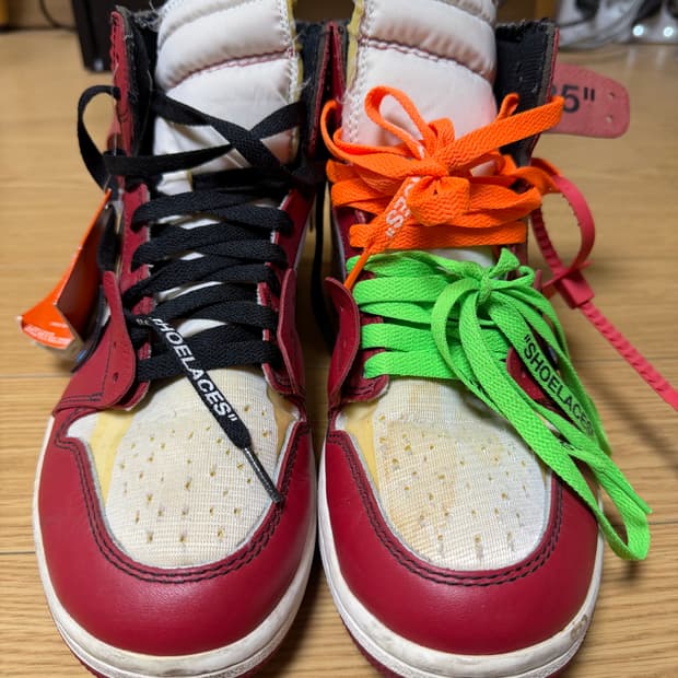 조던1 오프화이트 시카고 265사이즈 (나코탭)