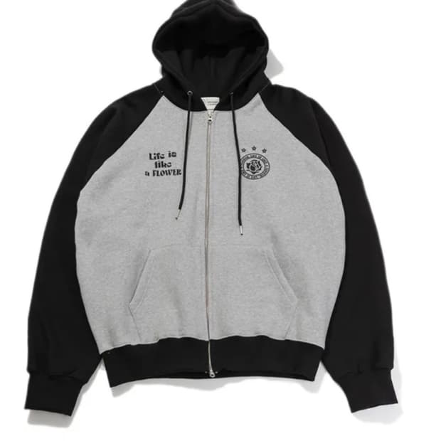 해비즘 기모 유니폼 레글런 후드집업 블랙 사이즈 프리