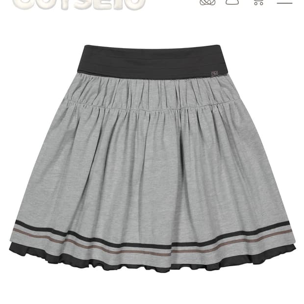 COYSEIO X BLYTHE FOLDING SHIRRING SKIRT