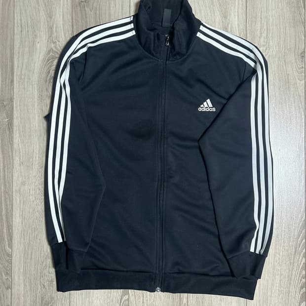 아디다스 져지 트랙탑 블랙 xxl